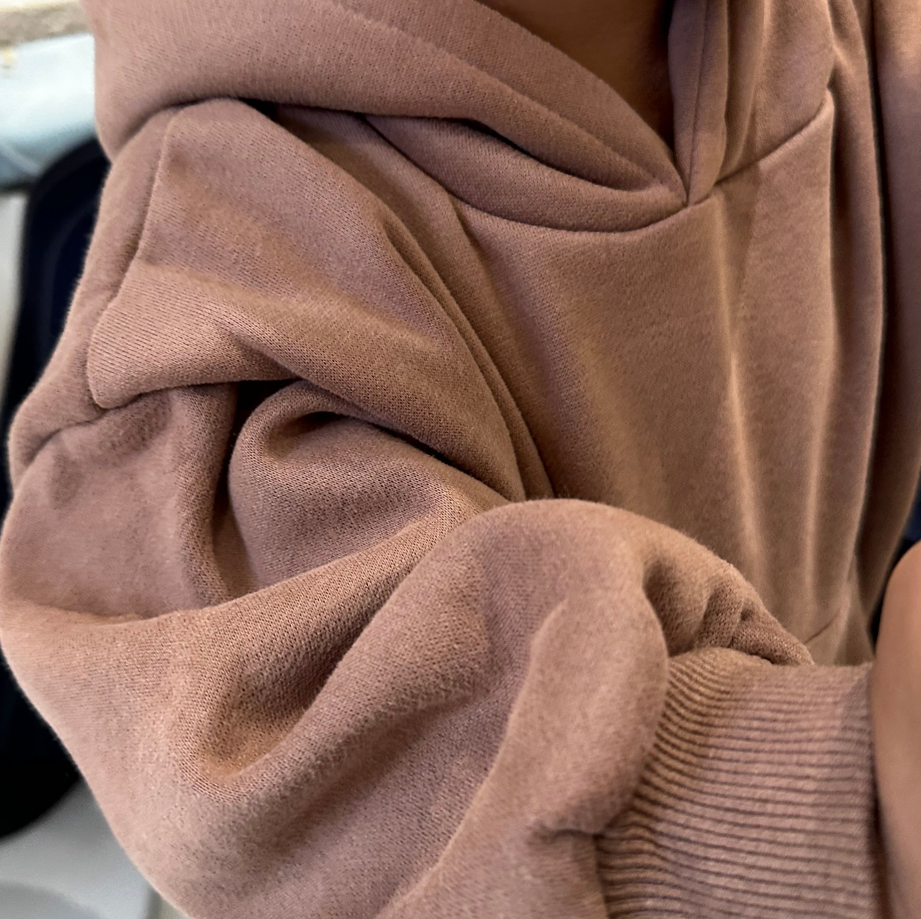 Brown Oversized Fit Hoodie