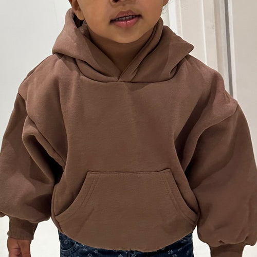 Brown Oversized Fit Hoodie