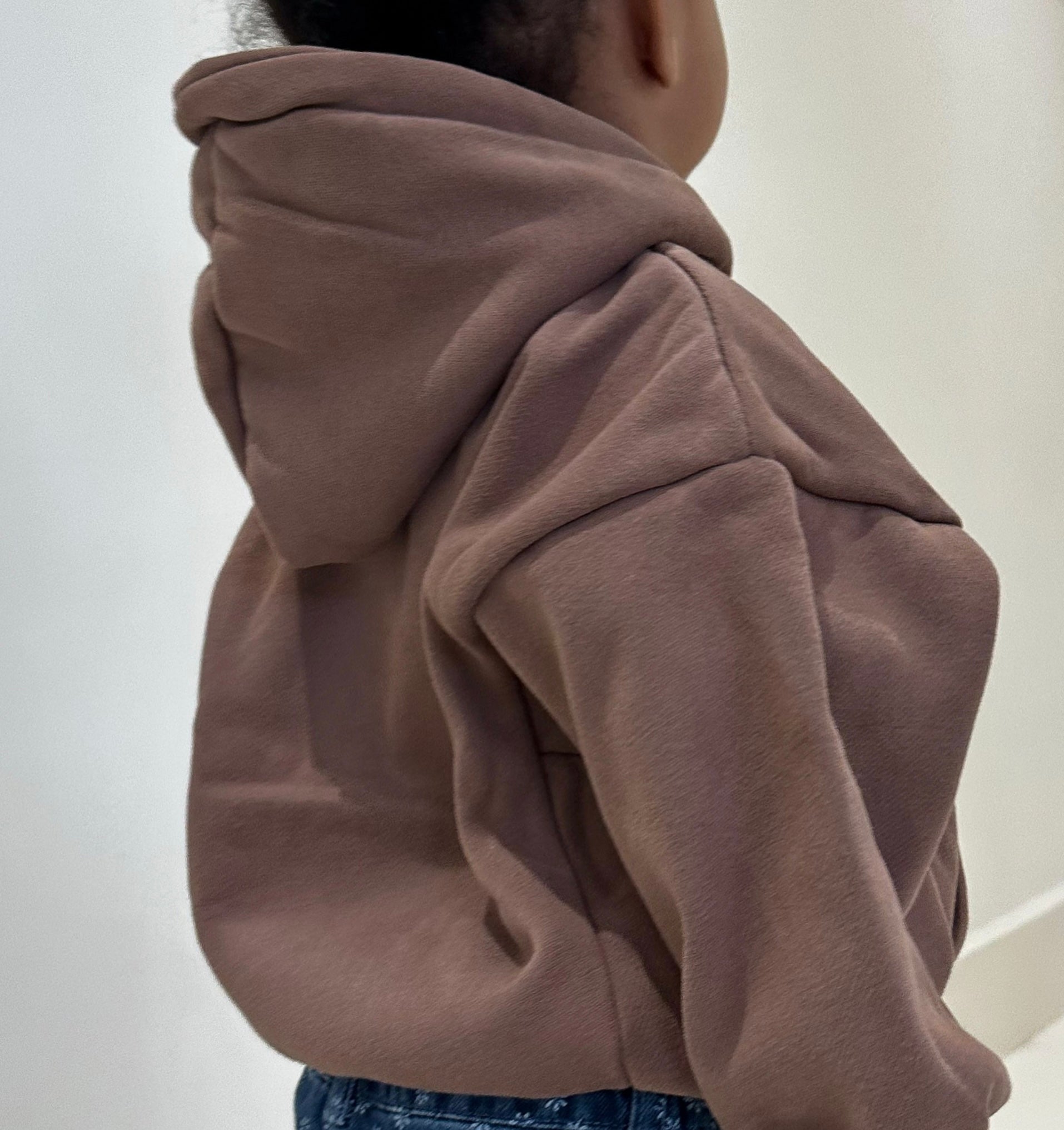 Brown Oversized Fit Hoodie