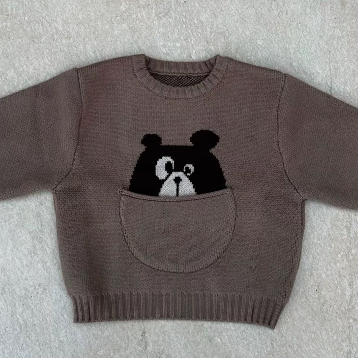 Teddy Pocket Knit Jumper