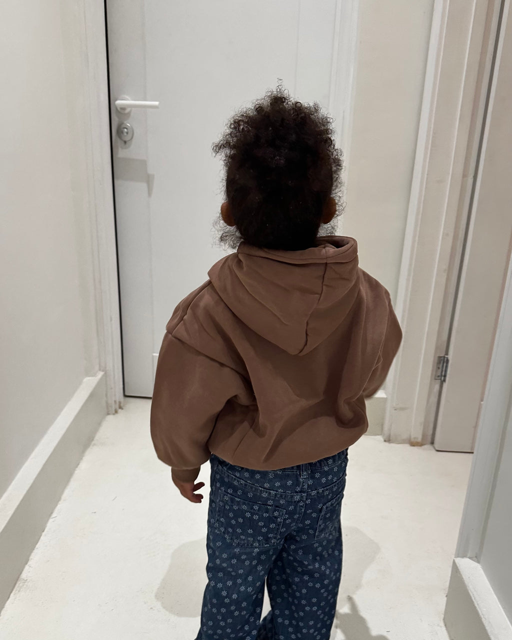 Brown Oversized Fit Hoodie