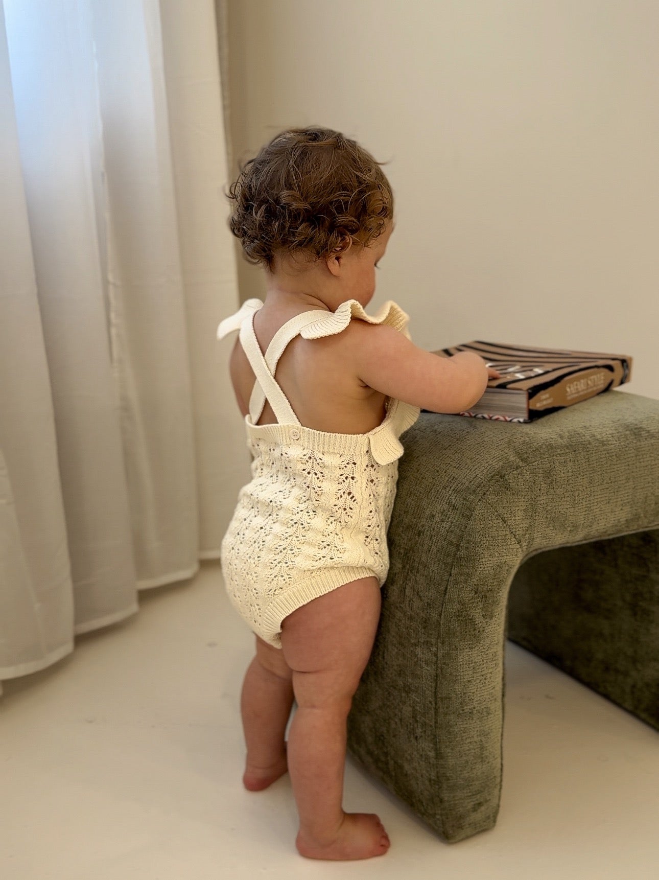Seashell Frill Romper