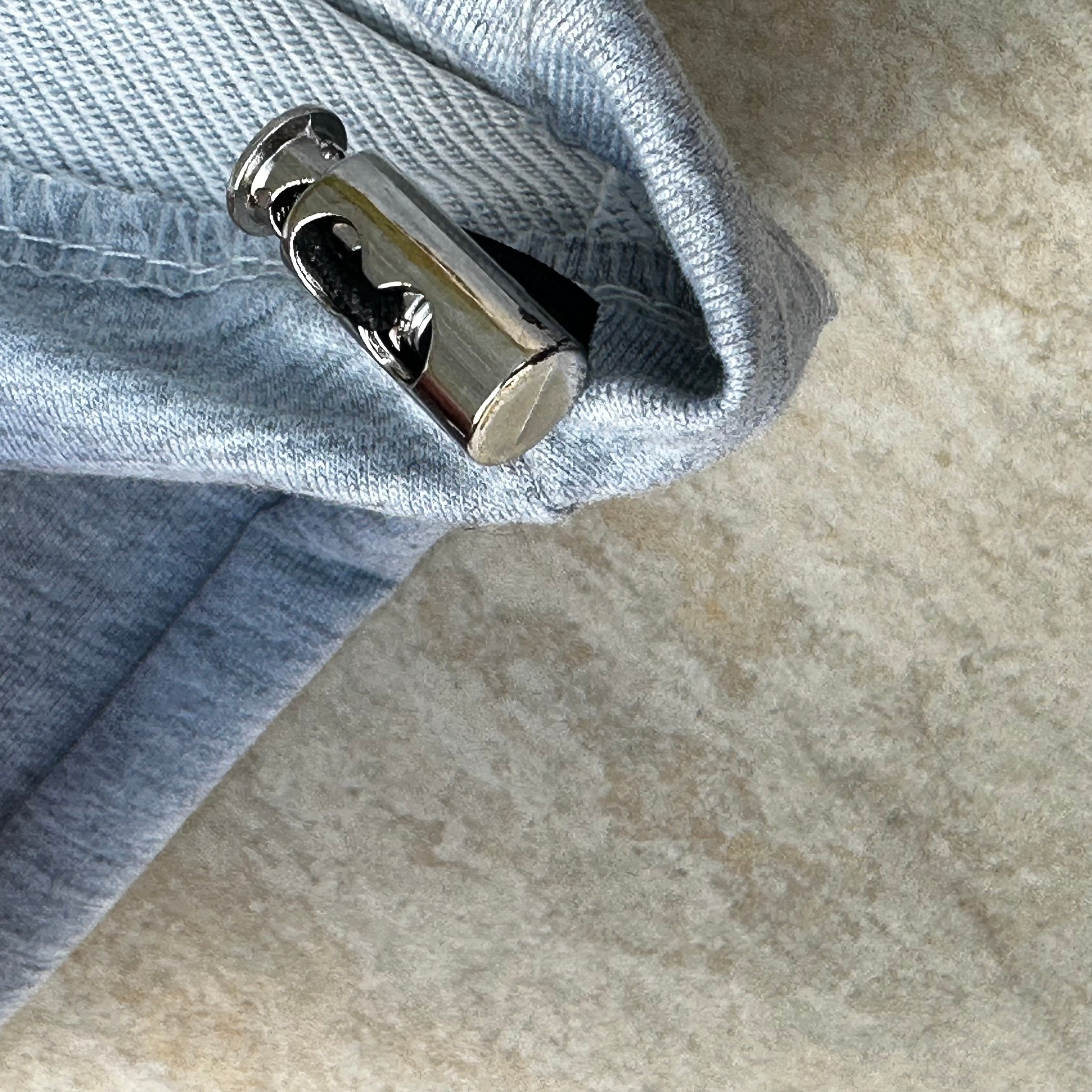 Grey Wide Leg Adjustable Joggers