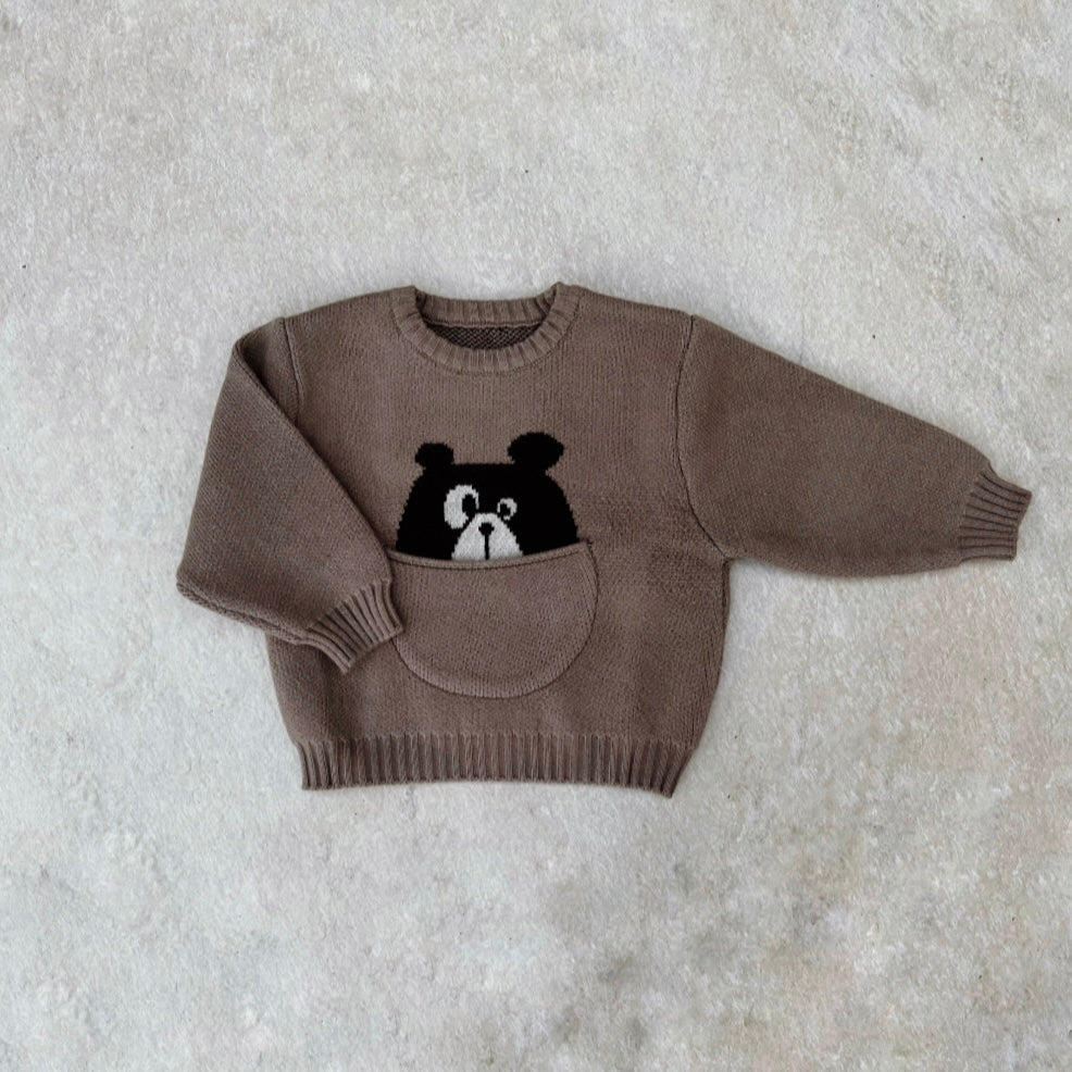 Teddy Pocket Knit Jumper